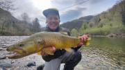 Neil and gold Marble trout